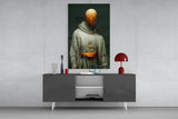 Headless Monk Glass Art  || Designer Collection.