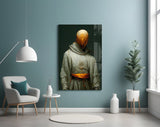 Headless Monk Glass Art  || Designer Collection.