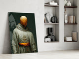 Headless Monk Glass Art  || Designer Collection.