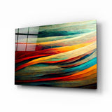 Arte in vetro "Il flusso" || Collezione Designer - 72x46 cm