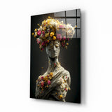 Arte in vetro "Statua abbandonata" || Collezione Designer - 72x46 cm