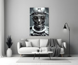 "Humachine" Glass Wall Art  || Designer Collection.