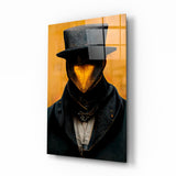 Mr. Beak Glass Art  || Designer Collection - 72x46 cm