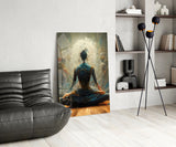 Meditation Glass Art  || Designer Collection.