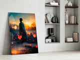 Towards Sunset Glass Wall Art || Designer Collection.