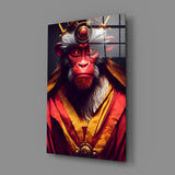 Ape King Glass Wall Art  || Designer Collection.
