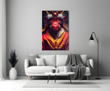 Ape King Glass Wall Art  || Designer Collection.