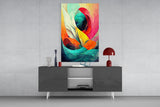 Hidden Swan Glass Wall Art  || Designer Collection.