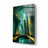 Underground Glass Wall Art  || Designers Collection - 72x46 cm