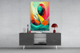 Hidden Swan Glass Wall Art  || Designer Collection.