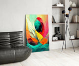 Hidden Swan Glass Wall Art  || Designer Collection.