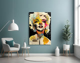 Marilyn Monroe Glass Wall Art  || Designer Collection.