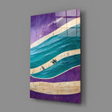 Waves Glass Wall Art  || Designers Collection.