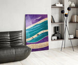 Waves Glass Wall Art  || Designers Collection.