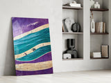 Waves Glass Wall Art  || Designers Collection.