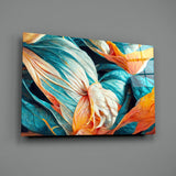 Flowerish Glass Wall Art  || Designer Collection.