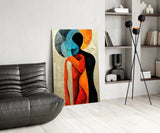 Hug Glass Wall Art  || Designer Collection.