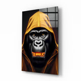 Angry Smile Glass Wall Art  || Designer Collection.