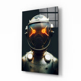 Tableau en verre Robotic View || Collection Designer - 72x46 cm