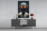 Robotic View Glass Wall Art  || Designer Collection.