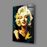 Marilyn Monroe Glass Wall Art  || Designer Collection.