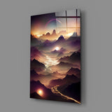 Lavas Glass Wall Art  || Designer Collection.