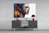 Transmutation to Beauty Glass Wall Art || Designer Collection.
