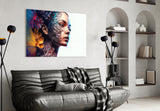 Transmutation to Beauty Glass Wall Art || Designer Collection.