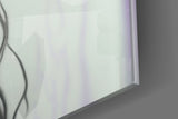 Girl with a Tattoo Glass Wall Art  || Designer Collection.