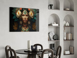 Beauty of the Clan Glass Wall Art || Designer's Collection