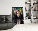 Warrior Beautiful Glass Wall Art  || Designers Collection.
