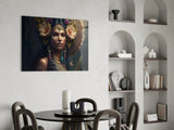 Flower Master Glass Wall Art || Designer's Collection