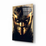 Tableau en verre Horreur masquée || Collection Designer - 72x46 cm