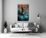 Bloody Batman Glass Wall Art  || Designer Collection.