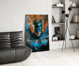 Bloody Batman Glass Wall Art  || Designer Collection.
