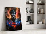 Bloody Superman Glass Wall Art  || Designer Collection.