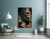 Ape King Glass Wall Art  || Designer Collection.