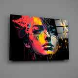 Rebel Beauty Glass Wall Art  || Designer Collection | Insigne Art Design.