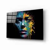 Beautiful Splash Glass Wall Art  || Designer Collection - 72x46 cm