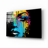 Cuadro de cristal Belleza que se derrite || Colección Designer - 72x46 cm