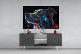 Space Dog Glass Wall Art  || Designer Collection | Insigne Art Design.