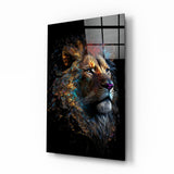 Sparkling Glory Glass Wall Art  || Designer Collection | Insigne Art Design.