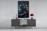 Lord Warrior Glass Wall Art  || Designer Collection | Insigne Art Design.