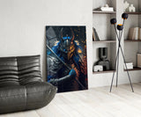 Lord Warrior Glass Wall Art  || Designer Collection | Insigne Art Design.