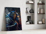 Lord Warrior Glass Wall Art  || Designer Collection | Insigne Art Design.