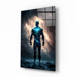 Vitruvius Man Glass Wall Art  || Designers Collection | Insigne Art Design.