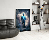 Vitruvius Man Glass Wall Art  || Designers Collection | Insigne Art Design.