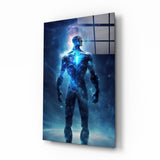 Vitruvius Man Glass Wall Art  || Designers Collection | Insigne Art Design.