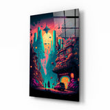 Glasbild Traum von einem neuen Leben || Designer-Kollektion - 72x46 cm