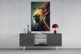 Lion King Glass Wall Art  || Designer Collection | Insigne Art Design.